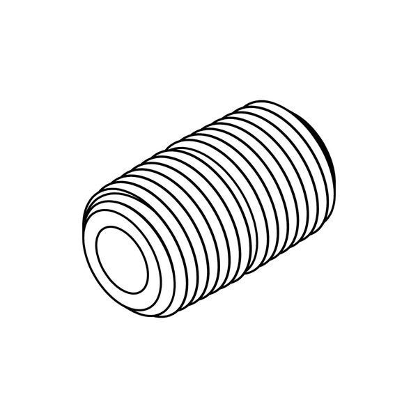 Tompkins Hydraulic Fitting-Steel16MP-16MP CLOSE NIPPLE 5400-CL-16